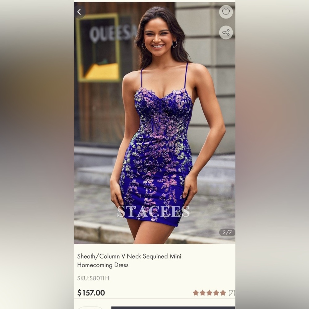Stacees homecoming dress